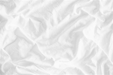 Premium Photo White Wrinkled Fabric Texture Rippled Surface Close Up