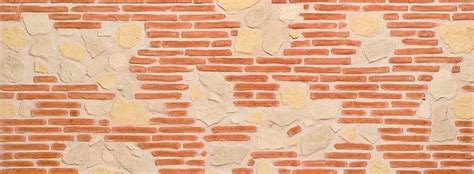 Red Brick And Flint Stone