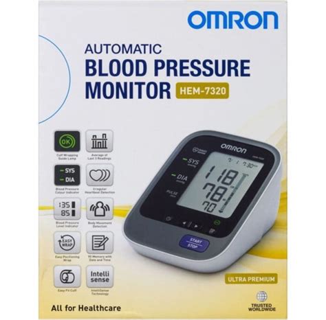 Omron Auto Bp Monitor Hem 7320 Ultra Premium Getmedlk