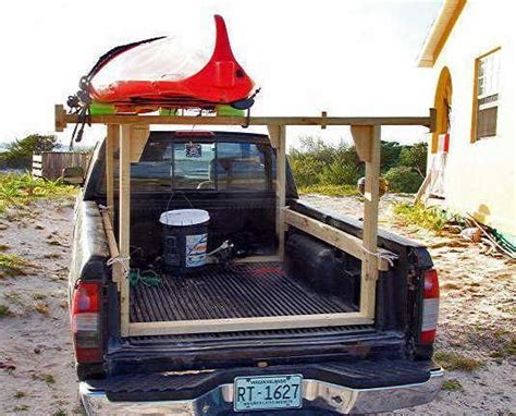 Homemade Truck Rack Easily Built Truck Rack For Kayak Rack For Truck