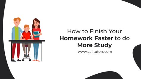 Important Tips On How To Finish Your Homework Faster
