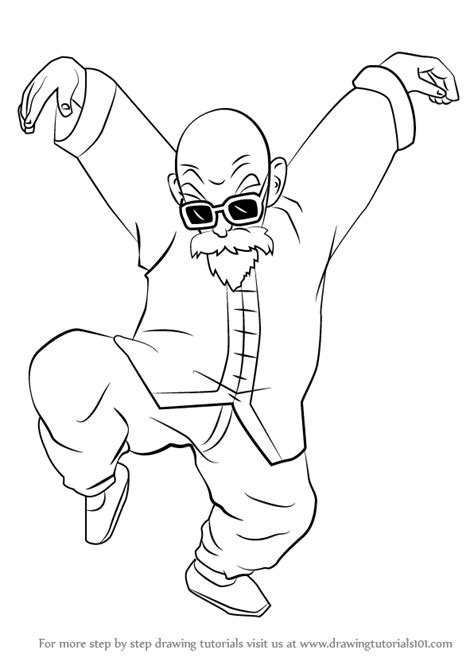 Goku coloring pages ultra instinct. Learn How to Draw Master Roshi from Dragon Ball Z (Dragon ...