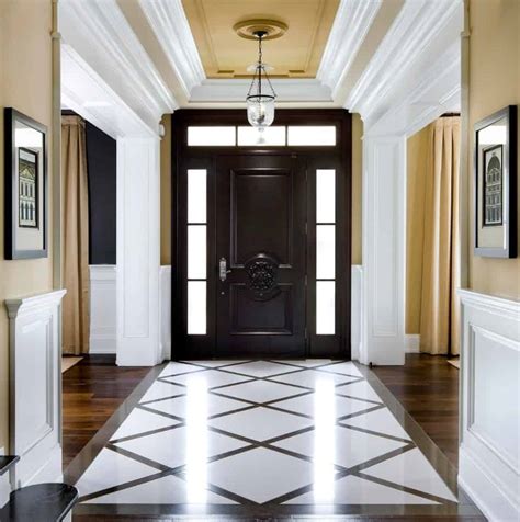 Pendant lights can be successfully used. 50 Foyer Designs with Pendant Lights (Photos)