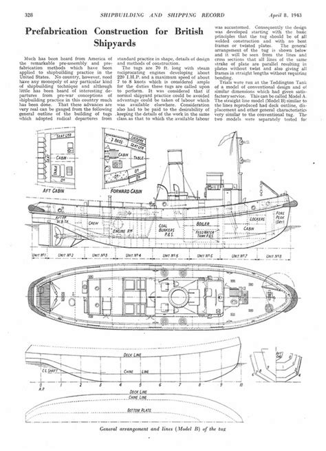 History Of Tid Class Tugs Steam Tug Tug Boats Tug Boat Plans
