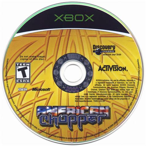 American Chopper Cover Or Packaging Material Mobygames