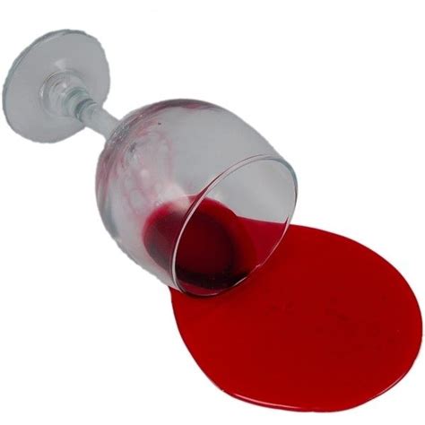 Red Wine Glass Spill Fake Drink Fake Drink Spill Flora Cal Products