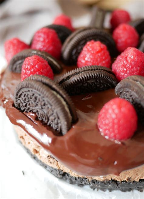 No Bake Oreo Cheesecake Med Choklad I Tre Lager Recept Allergimat