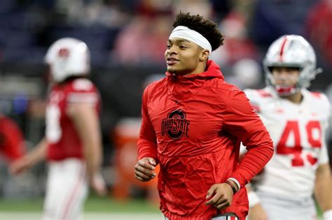 Ohio State Footballs Justin Fields Works With Quarterback Trainer Ron