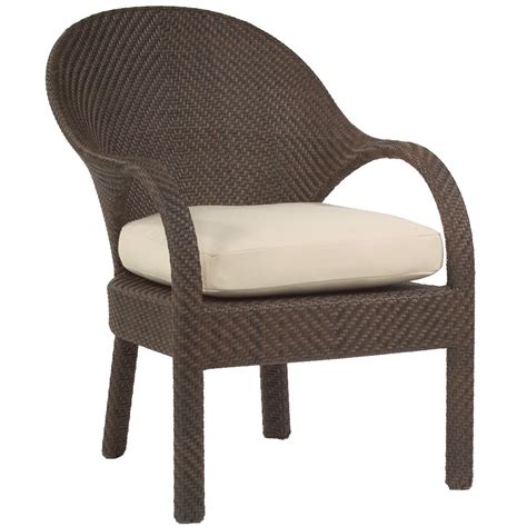 Replacement Cushion - Whitecraft by Woodard Bali Wicker Dining Chair