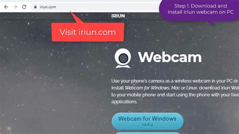 How To Use Your Iphone As A Webcam Iriun Webcam App For Pc Youtube