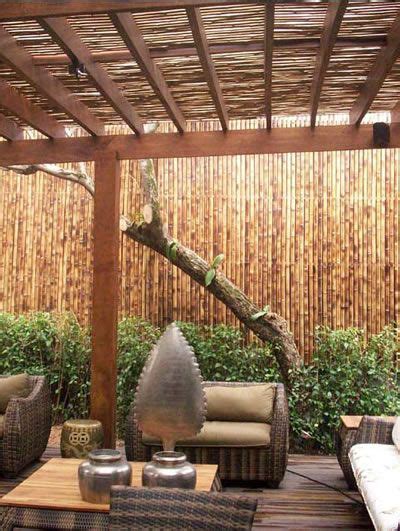 Bamboo Deck Walls Roof How Versatile Pérgula Ideias De