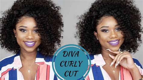 Fierce Curly Diva Cut Hergivenhair Youtube