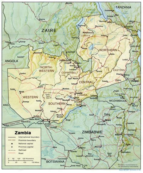 Zambia Maps Perry Castañeda Map Collection Ut Library Online