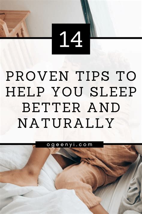 How To Sleep Better At Night Naturally 14 Proven Tips Oge Enyi