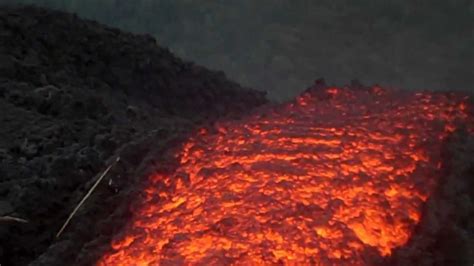 Real Footage Lava Flowing Youtube