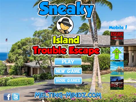 Detonados De Jogos De Escape E Fuga Detonado Sneaky Island Trouble Escape