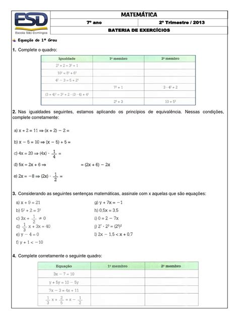 Equações Do 1o Grau Be7anomatematica 7553 51cc2de92bf47 Triângulo