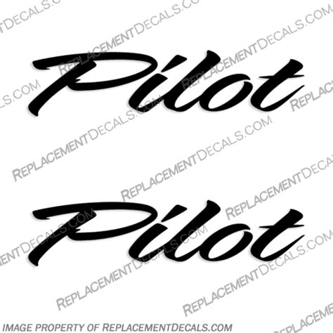 Forest River Pilot Rv Decals Set Of 2 Any Color
