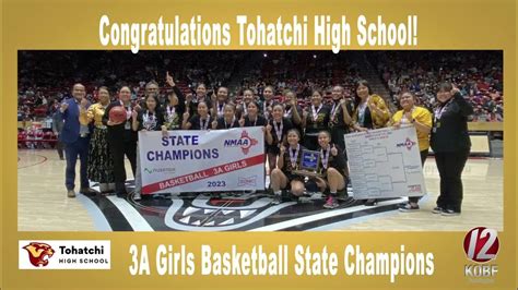 Sport Ids Congratulations Tohatchi High School 3a Girls Basketball