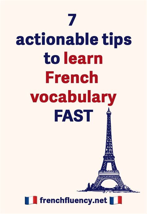 How To Learn French Vocabulary Fast 7 Actionable Tips — French