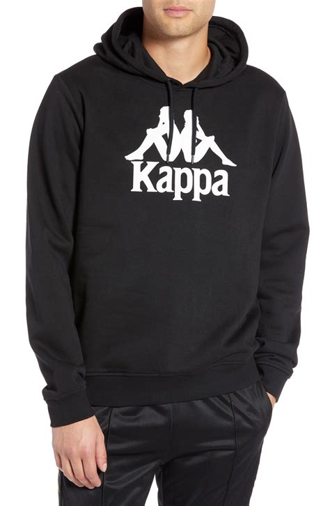 Lyst Kappa Authentic Esmio Pullover Hoodie In Black For Men