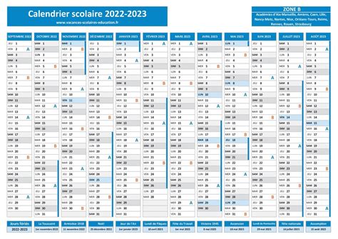 Vacances Scolaires 2023 2024 La Flèche Calendrier Scolaire 2022 2023