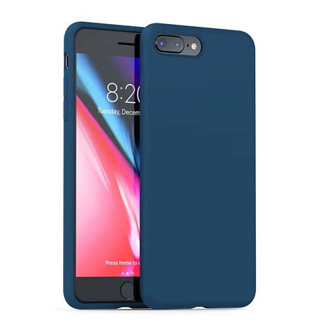 Silicone Case Iphone 8 Plus 7 Plus Blauw Phone Factory
