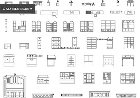 Restaurant Bar Furniture Cad Drawings Autocad File Free Blocks