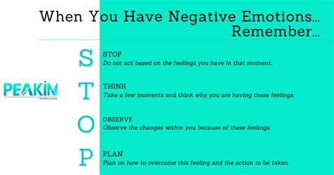 Negative Emotions How To Deal With Them Are They Bad Peakin