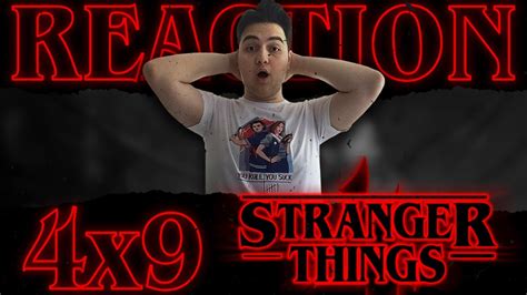 Stranger Things 4x9 Season Finale Reaction Chapter Nine The