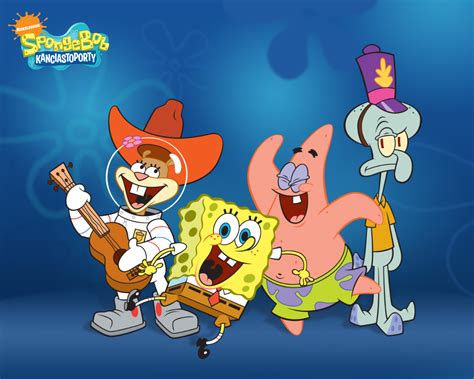 American Top Cartoons Spongebob Squarepants Characters