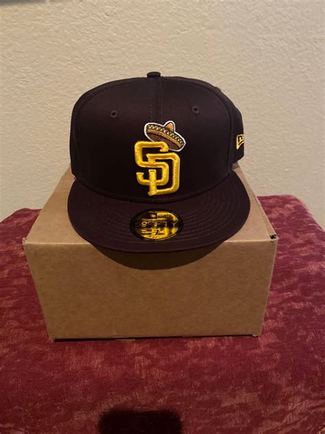 New Era New Era 59fifty Fitted San Diego Padres Sombrero Burnt Wood