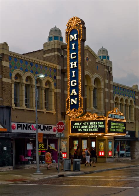 State theater ann arbor on wn network delivers the latest videos and editable pages for news & events, including entertainment, music, sports, science and more, sign up and the theater's central location and distinctive green, yellow and red marquee have made it an icon of ann arbor's downtown. 20 Places In Michigan Where You Don't Always Need a Car