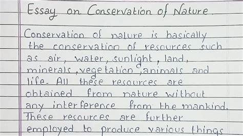 🌱 Essay On Nature Conservation Wikipedia Essay On Nature Conservation