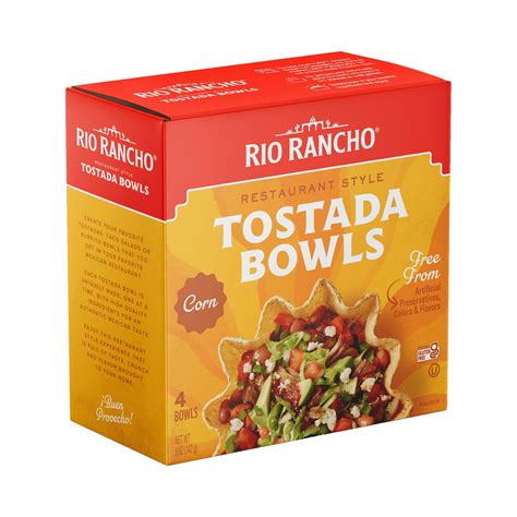 4 Count, Rio Rancho Tostada Bowls (Fresh) - Walmart.com
