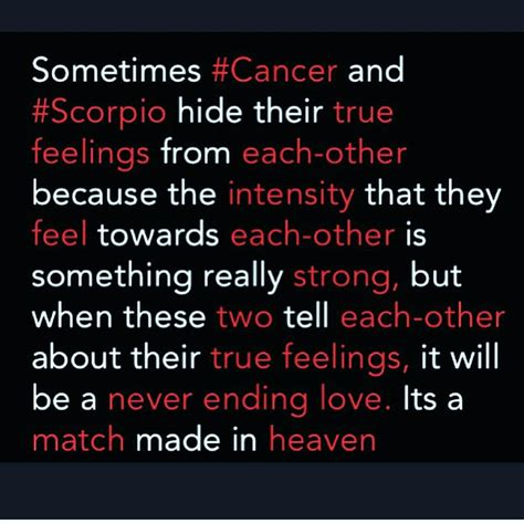 scorpiocancer ♏♋ cancer zodiac facts scorpio and cancer relationship scorpio love