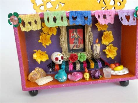 Dia De Los Muertos Altar Day Of The Dead Mini By Lacasaroja Dia De