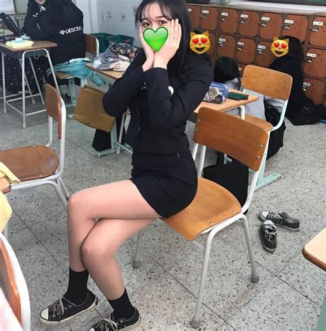 일반인 교복치마 패션 인스타그램 사진모음 허벅지 교복 치마 여자 교복