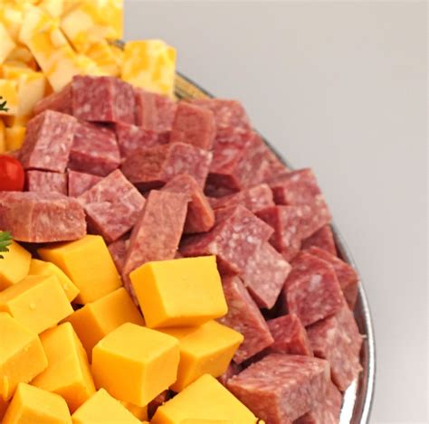 Meat And Cheese Platter Cubed All Star Party World Indoor Party Place