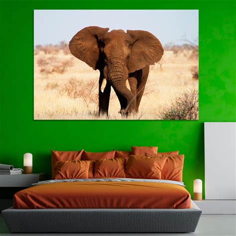 African Elephant Canvas Print In 2020 Elephant Canvas Canvas Prints