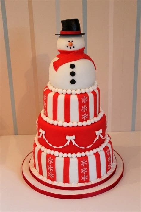 Latest collection of christmas cake decoration ideas. Snowman Cake Ideas for Christmas | Crochet Patterns and ...