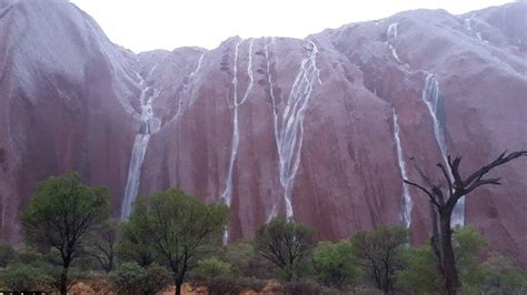 Uluru Closed After Record Breaking Rain Turns Site Into A Giant