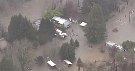 Storm Brings Flooding And Mud To California Pacific Northwest Cbs News