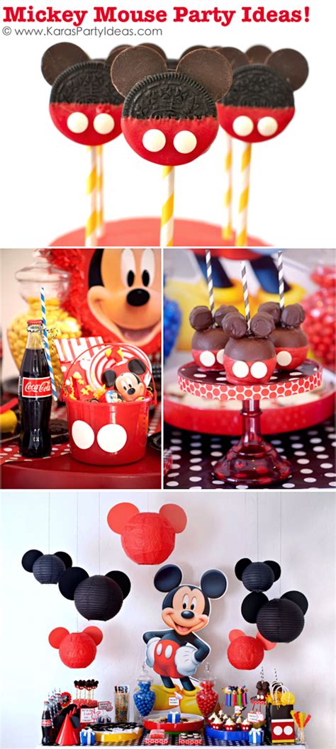 10% coupon applied at checkout save 10% with coupon. Kara's Party Ideas Mickey Mouse themed birthday party ...