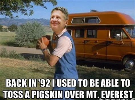 Sourced quotations by the american businessman gary johnson (born in 1953). Gary Johnson and all of his amazing Uncle Rico-like qualities | Funny friday memes, Movie facts