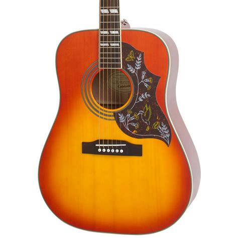 Epiphone Hummingbird Pro Acoustic Electric Guitar Faded Cherry