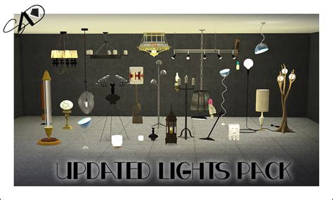 Updated Lights Pack Sims 4 Designs Sims Decoration Design