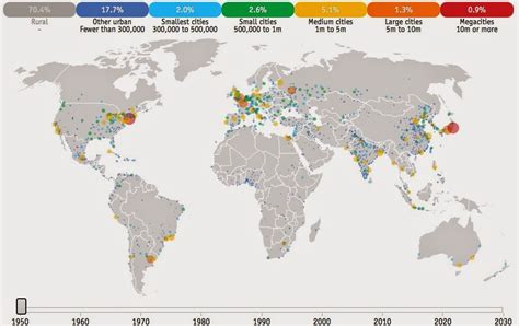 Map Of The Week The Worlds Megacities