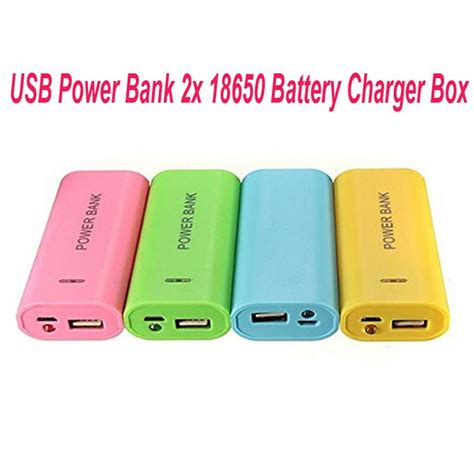Doubling as a super charger, it has the capacity. No battery DIY 2x18650 LED 5V 1.0A Power Bank Case Kit DIY Cell Box Portable External Battery ...