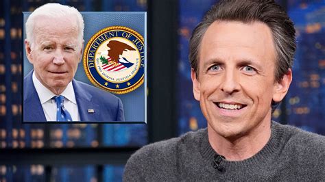 Watch Late Night With Seth Meyers Highlight Justice Department Was